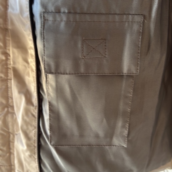 UTEX Xtérior Cream Down Filled Belted Puffer Winter Jacket Size Medium - Picture 9 of 12